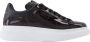 Alexander mcqueen Leather sneakers Black Dames - Thumbnail 1