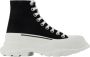 Alexander mcqueen Leather sneakers Black Dames - Thumbnail 1