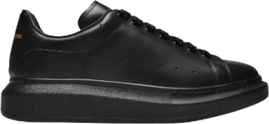 Alexander mcqueen Leather sneakers Black Heren