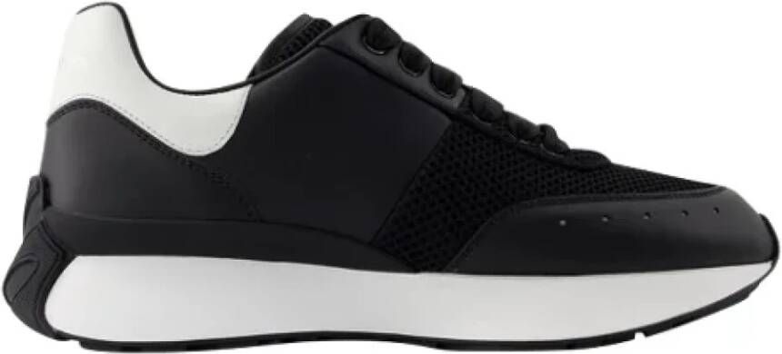 alexander mcqueen Leather sneakers Black Heren