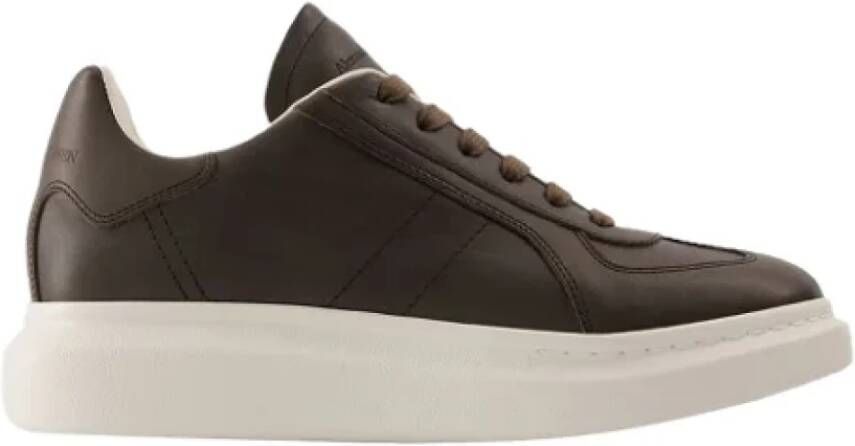 Alexander mcqueen Leather sneakers Brown Dames