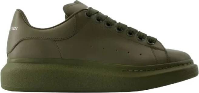 Alexander mcqueen Leather sneakers Green Dames