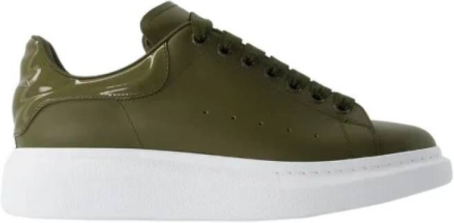 Alexander mcqueen Leather sneakers Green Heren