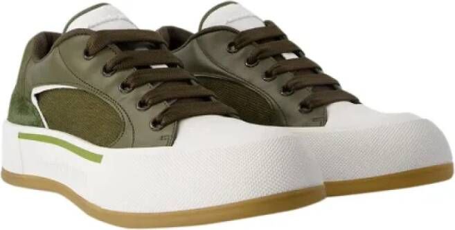 Alexander mcqueen Leather sneakers Green Heren