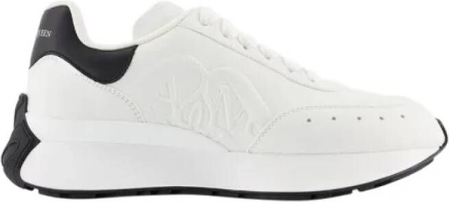 alexander mcqueen Leather sneakers White Dames