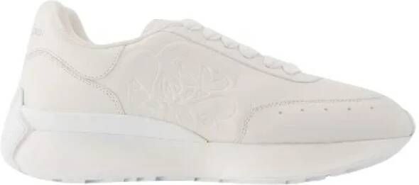 alexander mcqueen Leather sneakers White Heren