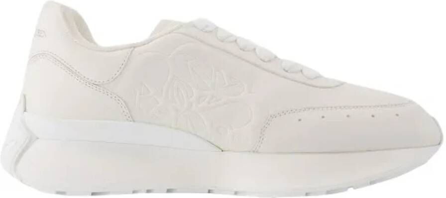 Alexander mcqueen Leather sneakers White Heren