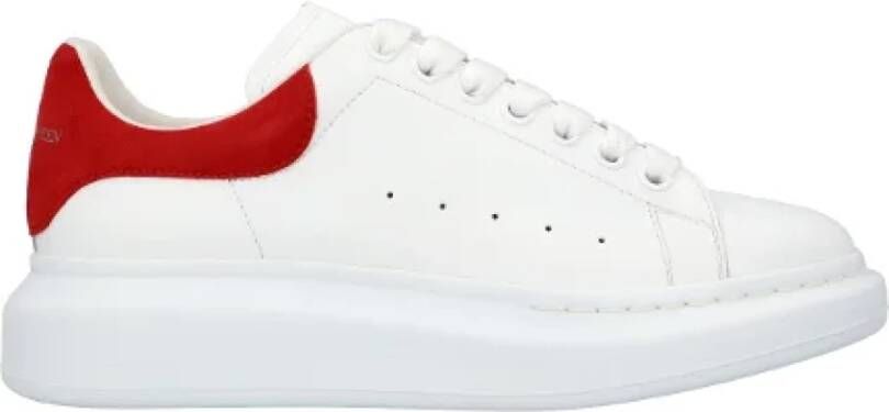 Alexander mcqueen Leather sneakers White Heren