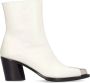 Alexander mcqueen Leren Cowboy Punk Laarzen White Dames - Thumbnail 1