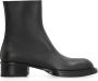 Alexander mcqueen Leren Enkellaarzen Black Heren - Thumbnail 1