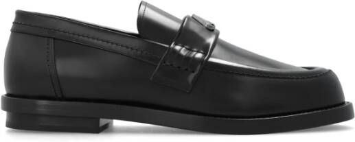 alexander mcqueen Leren loafers Black Heren