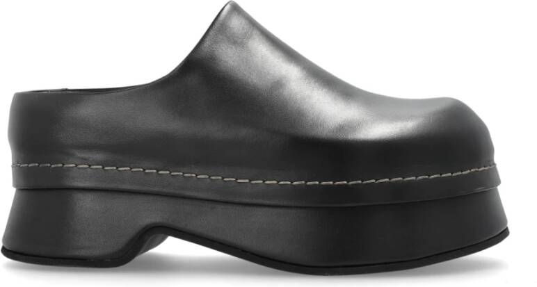 Alexander mcqueen Leren platform laarzen Black Dames