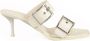 Alexander mcqueen Leren Sandaal White Dames - Thumbnail 1