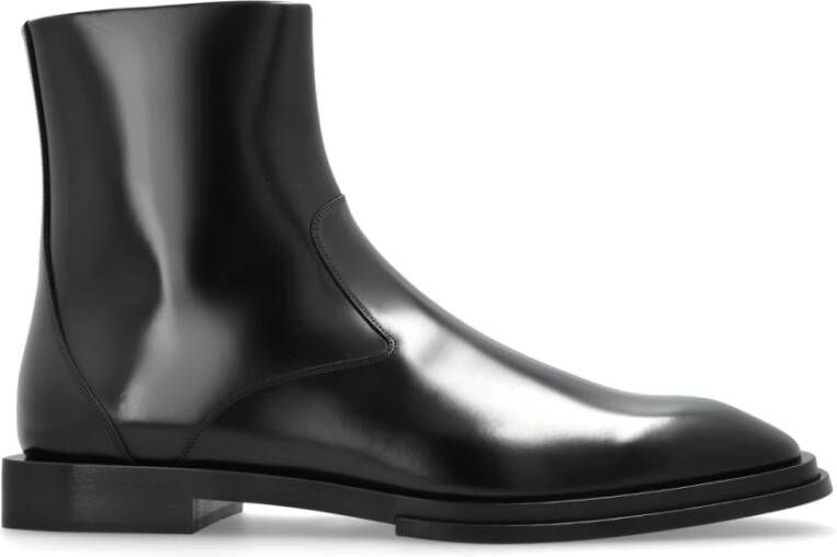 Alexander mcqueen Leren schoenen Black Heren