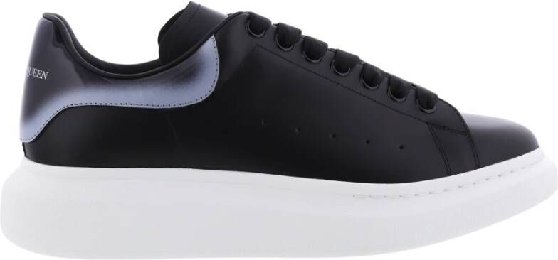 Alexander mcqueen Sneake Leer Rubber Larry Moo Black Heren