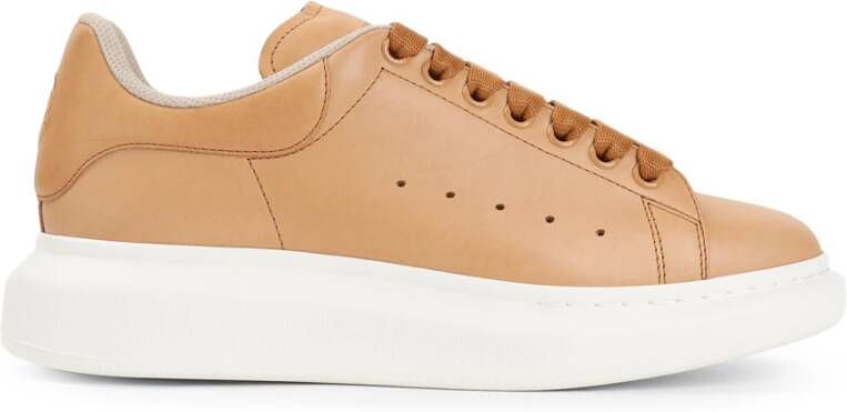 Alexander mcqueen Luxe Leren Veterschoenen Brown Heren