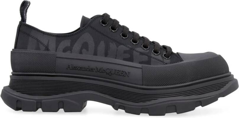 Alexander mcqueen Matte Rubber Neus Sneakers Black Heren