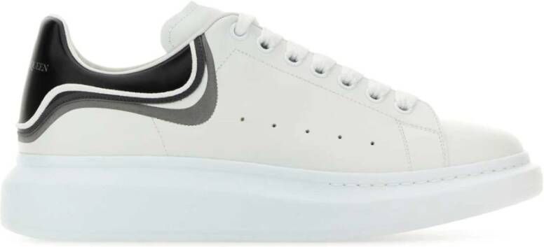 Alexander mcqueen Multicolor Hak Leren Sneakers White Heren