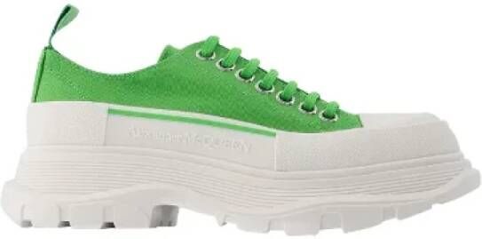 Alexander mcqueen Tread Sick Sneakes Grootte: 38.5 Presta kleur: groen Dames