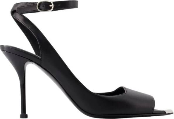 Alexander mcqueen Noir Zwart Zilver Punk Sandalen Zwart Dames