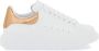 Alexander mcqueen Oversize Leren Sneakers met Rubberen Zool White Dames - Thumbnail 5