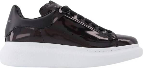 Alexander mcqueen Oversize Leren Sneakers voor Sport Zwart Dames