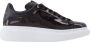 Alexander mcqueen Oversize Leren Sneakers voor Sport Zwart Dames - Thumbnail 1