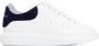 Alexander mcqueen Oversized Leren Sneakers Wit Marineblauw White Heren - Thumbnail 1