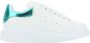 Alexander mcqueen Oversized Low-Top Sneakers voor vrouwen White Dames - Thumbnail 1