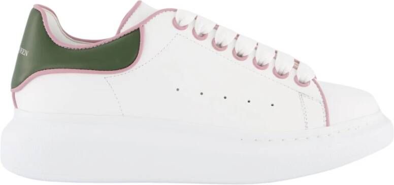 alexander mcqueen Oversized Sneaker Wit Roze White Dames