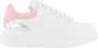 Alexander mcqueen Witte Leren Sneakers Roze Suède Hiel White Dames - Thumbnail 1