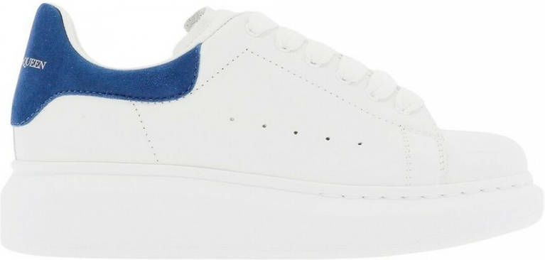 Alexander mcqueen Deck Lace Up Plimsoll sneaker van canvas met kalfssuède details