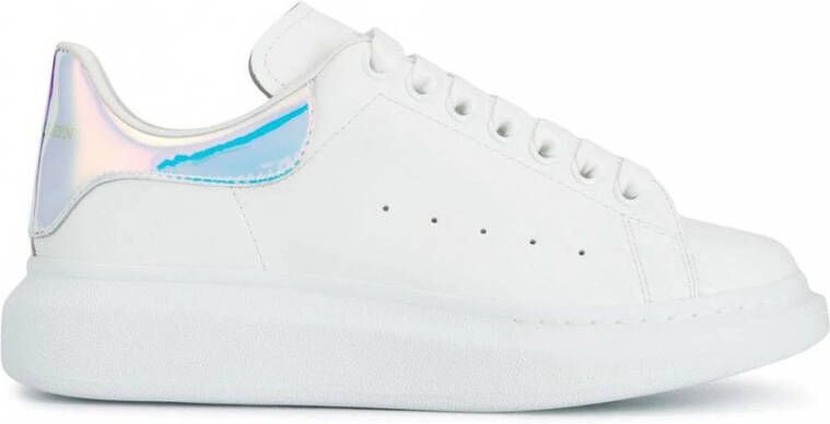 Alexander mcqueen Witte en iriserende leer over extra grote sneakers Wit Heren