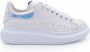 Alexander mcqueen Witte en iriserende leer over extra grote sneakers Wit Heren - Thumbnail 5