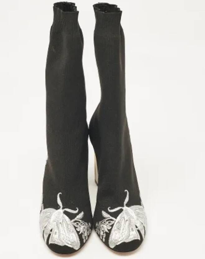 Alexander McQueen Pre-owned Canvas boots Black Dames