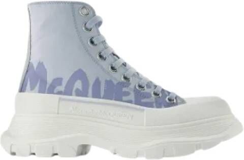 Alexander McQueen Pre-owned Canvas sneakers Blue Dames