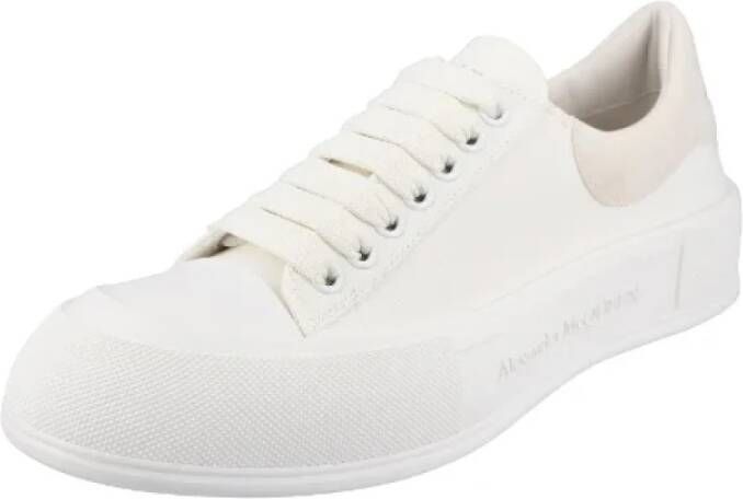 Alexander McQueen Pre-owned Cotton sneakers White Dames