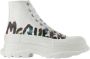 Alexander McQueen Pre-owned Cotton sneakers White Heren - Thumbnail 1