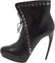 Alexander McQueen Pre-owned Leather boots Black Dames - Thumbnail 1