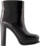 Alexander McQueen Pre-owned Leather boots Black Dames - Thumbnail 1