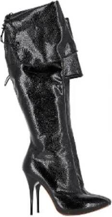 Alexander McQueen Pre-owned Leather boots Black Dames