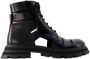 Alexander McQueen Pre-owned Leather boots Black Dames - Thumbnail 1