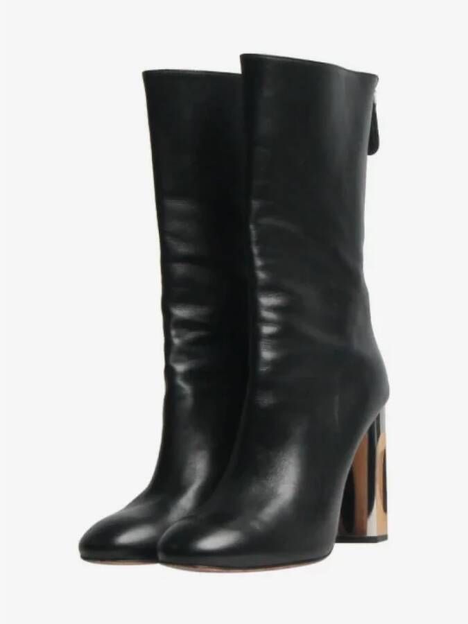 Alexander McQueen Pre-owned Leather boots Black Dames