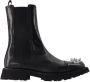 Alexander McQueen Pre-owned Leather boots Black Heren - Thumbnail 1