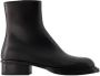 Alexander McQueen Pre-owned Leather boots Black Heren - Thumbnail 1