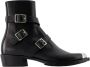 Alexander McQueen Pre-owned Leather boots Black Heren - Thumbnail 1