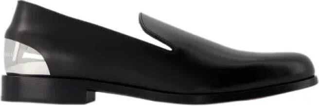 Alexander McQueen Pre-owned Leather flats Black Dames