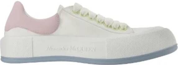 Alexander McQueen Pre-owned Leather flats White Dames