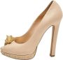 Alexander McQueen Pre-owned Leather heels Beige Dames - Thumbnail 1