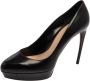 Alexander McQueen Pre-owned Leather heels Black Dames - Thumbnail 1